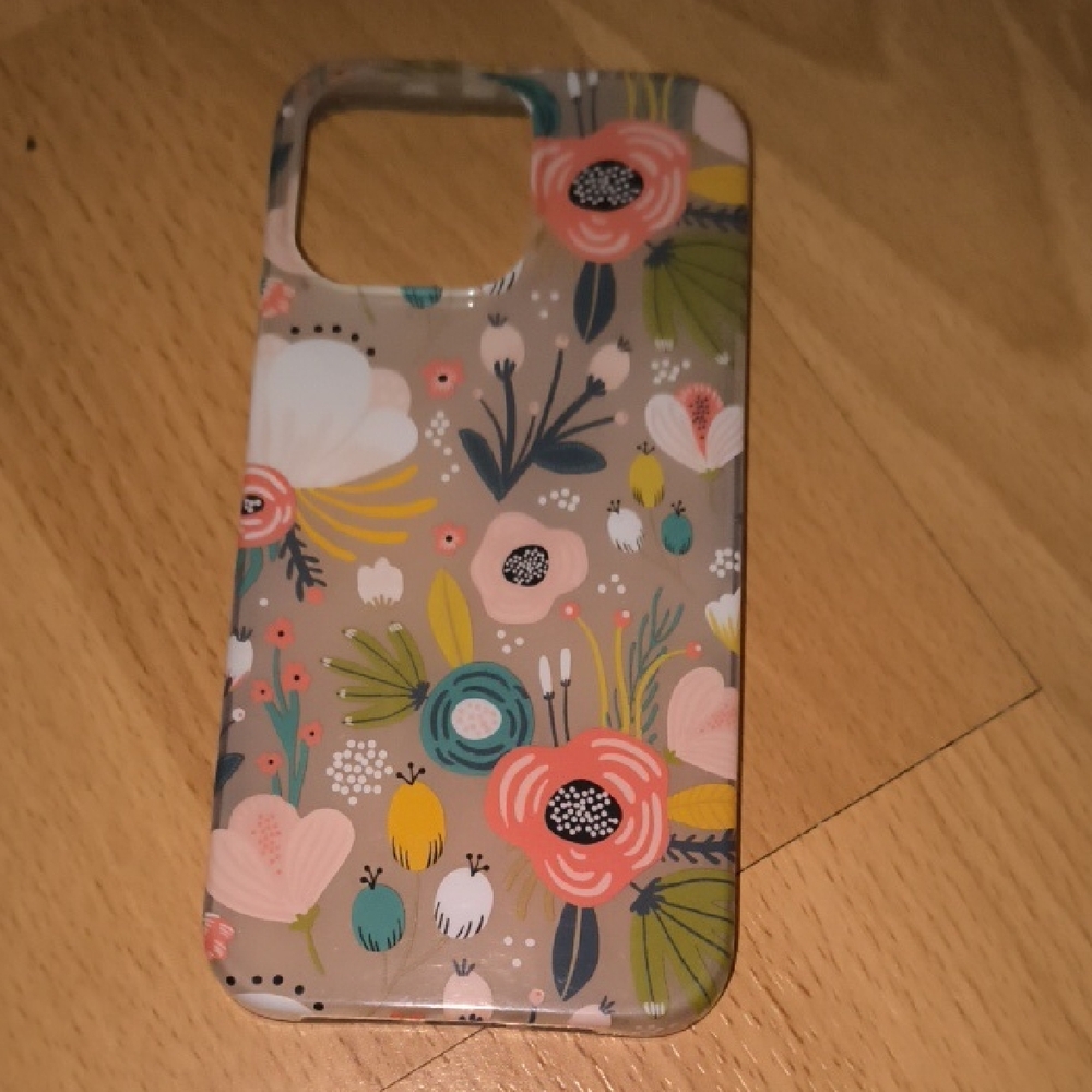 Floral Pattern Phone Case - Multicolor
